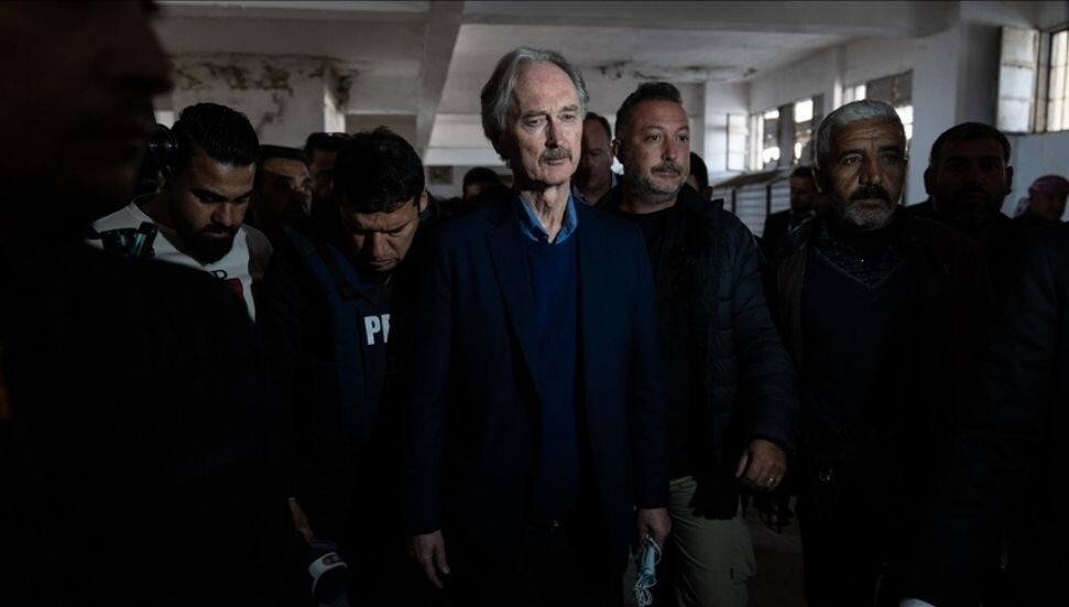 BM Suriye Özel Temsilcisi Pedersen, Sednaya Hapishanesi'nde incelemelerde bulundu