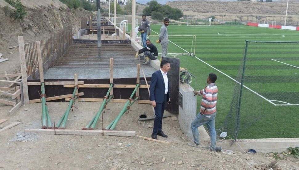 Hüseyin Amcaoğlu: Gönyeli Futbol Akademi Merkezi projesinin ikinci etabı planlandığı şekilde ilerliyor