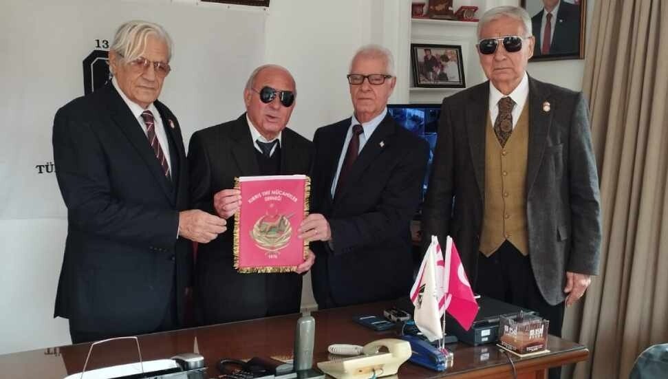 TMT Mücahitler Derneği'nden Kıbrıs Türk Görmezler Derneği'ne ziyaret