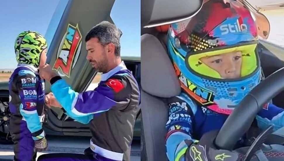 Kenan Sofuoğlu'nun 5 yaşındaki oğlu Zayn dünyanın en hızlı çocuğu oldu