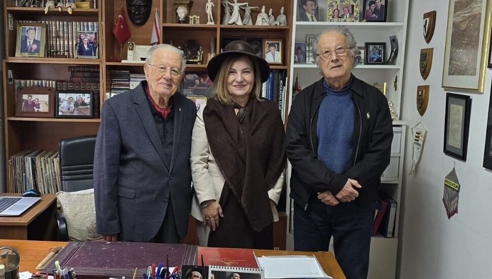 Kültür Dairesi Müdürü Şirin Zaimağaoğlu, Hakkı Atun ve Burhan Atun’u ziyaret etti