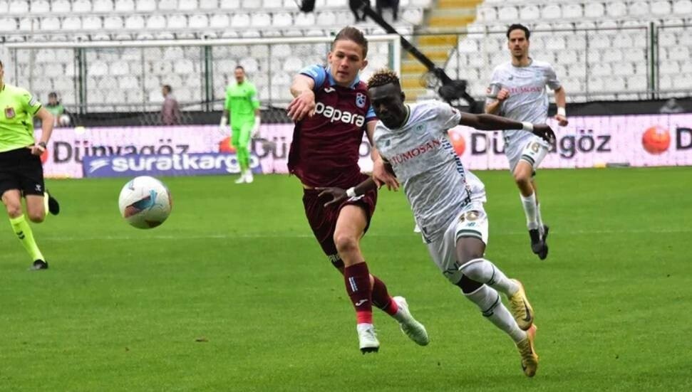 Trabzonspor, Konyaspor deplasmanında 90+10'da yıkıldı: 1-0