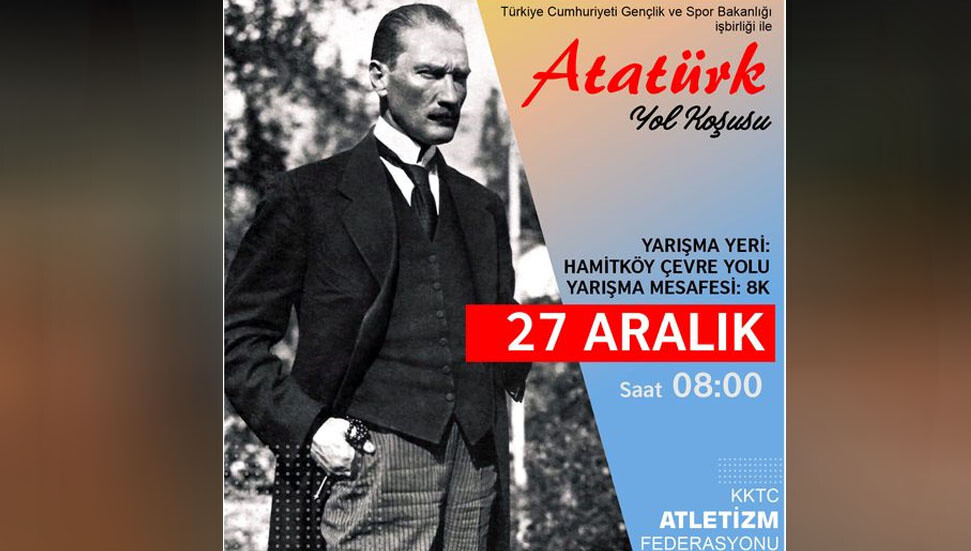 Atatürk Yol Koşusu 27 Aralık’ta yapılacak