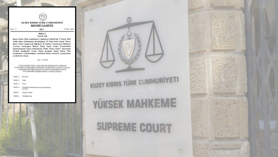 Anayasa Mahkemesi’nin kararı sonrası Gazimağusa İlahiyat Koleji Projesi Resmi Gazete'de yayımlandı