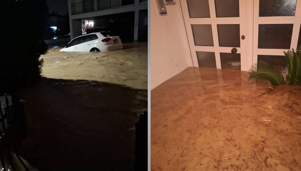 Gönyeli sular altında kaldı: Vatandaş yetkililerden acil yardım istedi