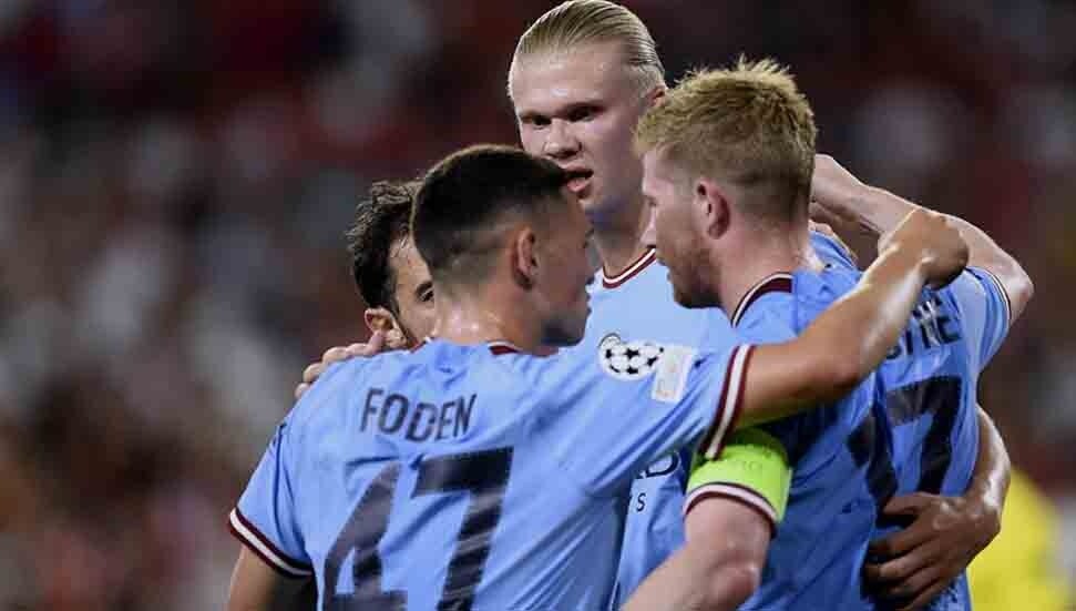 Şampiyonlar Liginde Manchester City geriden gelip kazandı