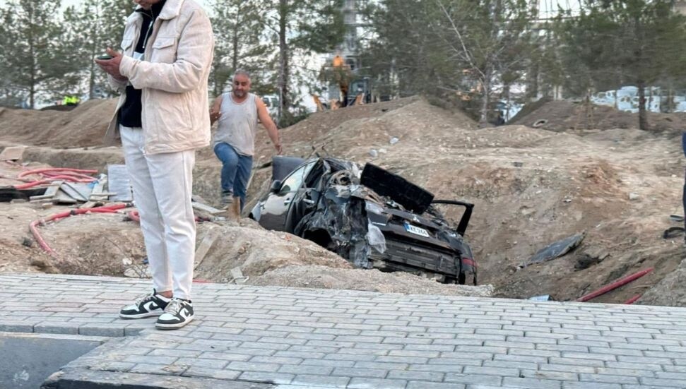 Lefkoşa'da korkutan kazada 3 kişi yaralandı