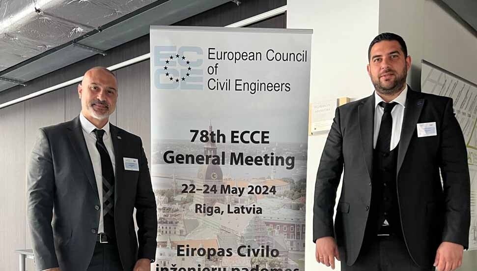 Abdullah Ekinci ve Ahmed Erkmen, ECCE Genel Kurulu’na katıldı