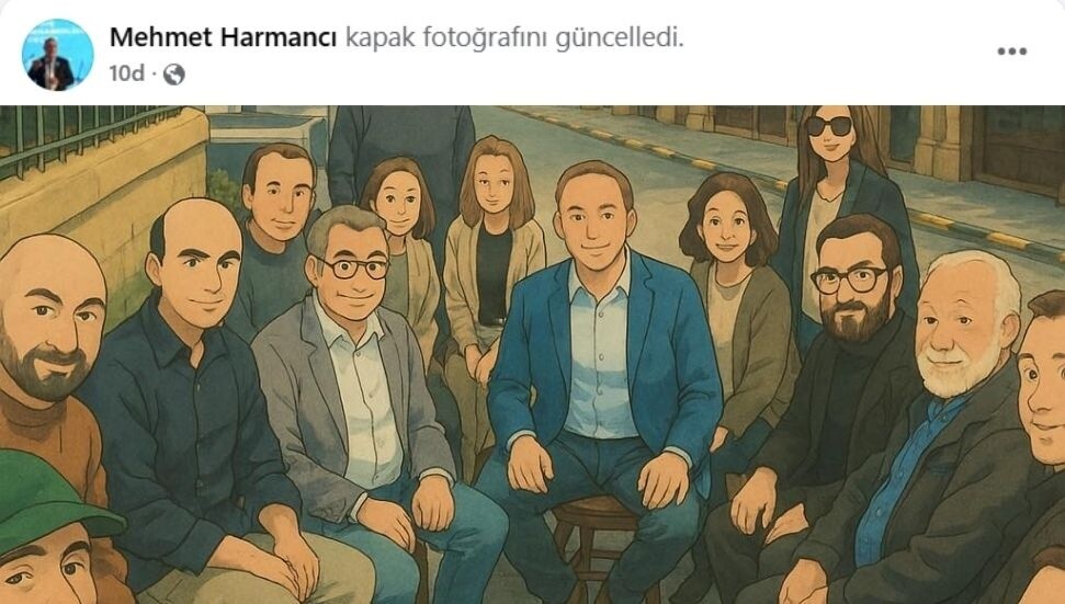 Mehmet Harmancı, Tufan Erhürman’la olan resmini kapak fotoğrafı yaptı