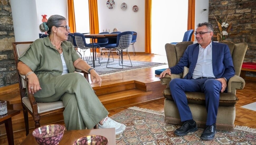 Dikkat çeken ziyaret! Erhürman, Şefik ile görüştü