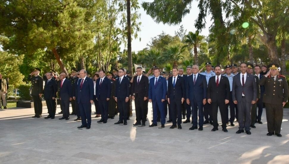 20 Temmuz Barış ve Özgürlük Bayramı’nın 51’inci yıl dönümü kapsamında Boğaz Şehitliği'nde tören düzenlendi