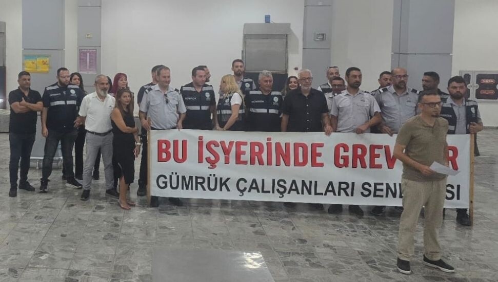 Güç-Sen'den Girne Limanı’nda iki saatlik uyarı grevi: Klimalar getirildi ama hâlâ çalışmıyor