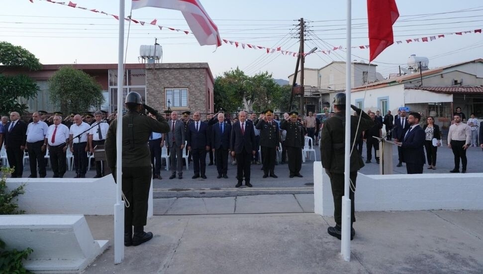 Alaminyo şehitleri anıldı: Kıbrıs Türk halkı sevinci, mutluluğu ve acıyı birlikte yaşadı