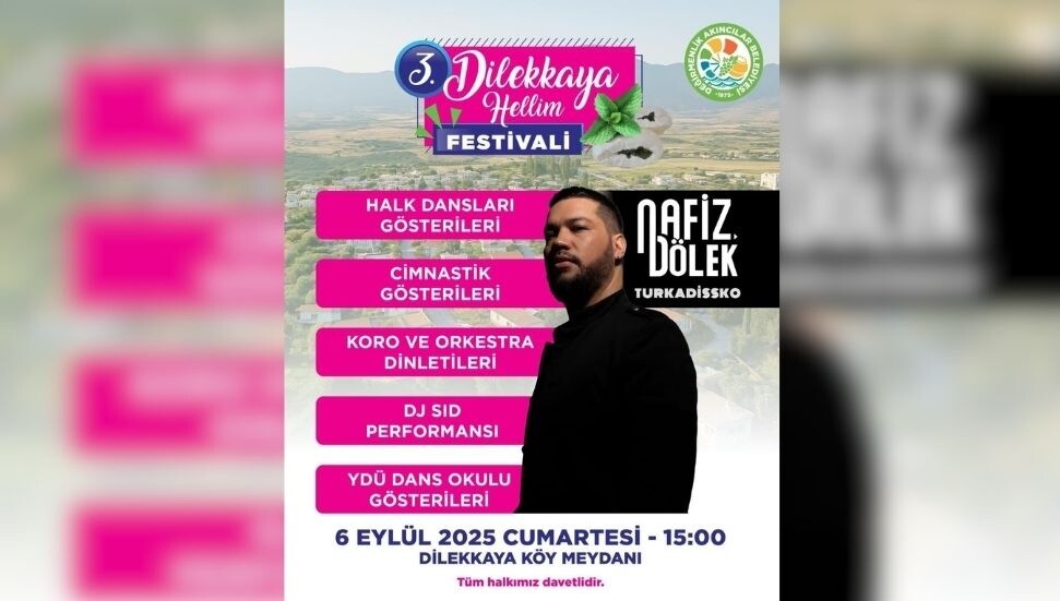 Değirmenlik Akıncılar’da 3. Dilekkaya Hellim Festivali 6 Eylül’de başlıyor