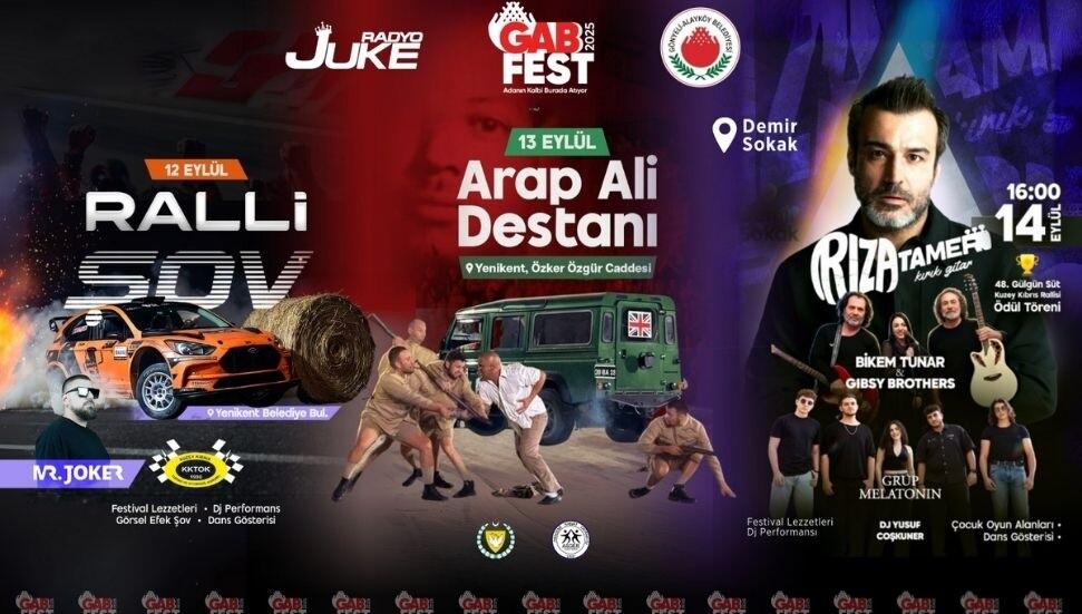 GABFEST 2025’te ralli, tiyatro ve müzik coşkusu