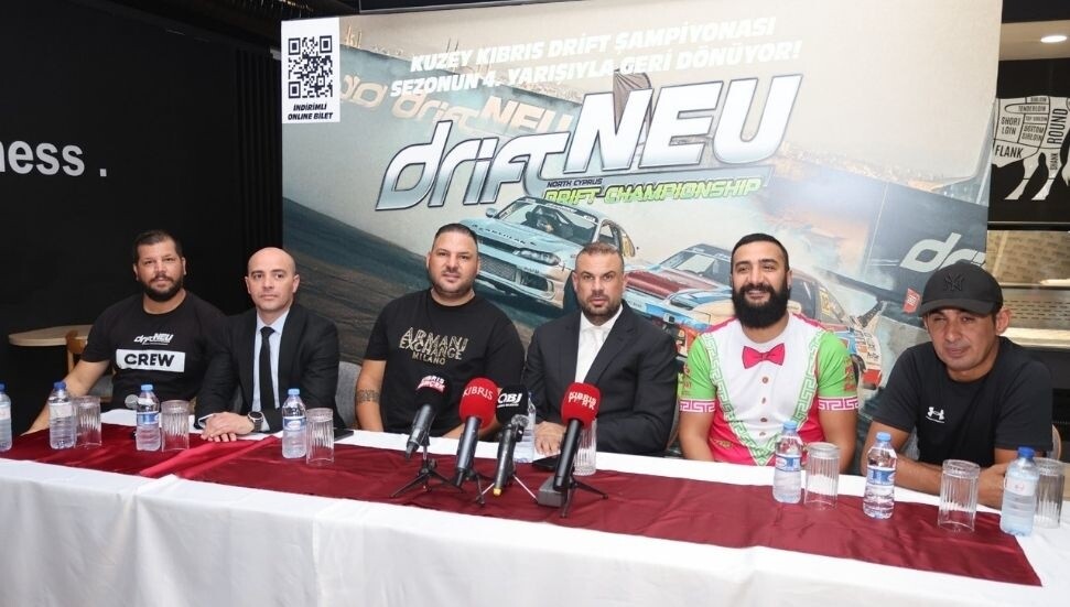 Kuzey Kıbrıs Drift Şampiyonası 4'üncü yarış öncesi heyecan dorukta