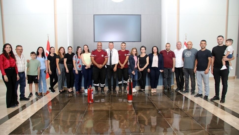 Cumhuriyet Meclisi personeline yangın ve acil durum eğitimi