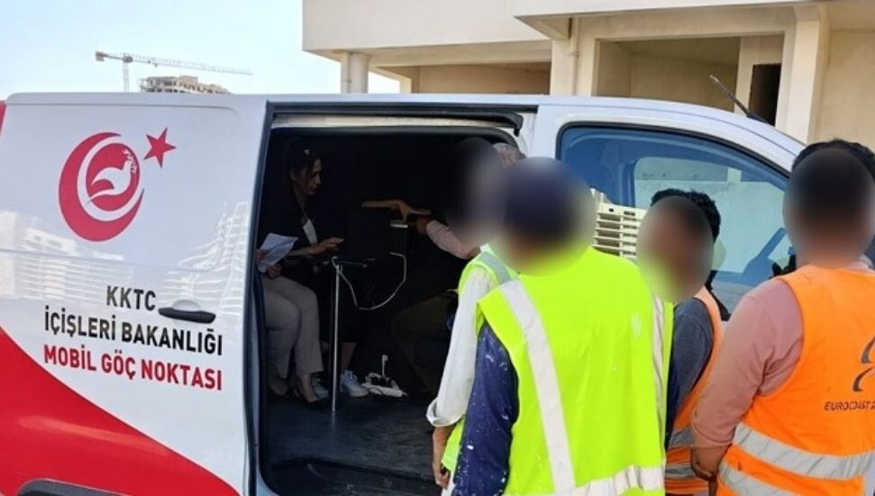 Lefke ve İskele'de eş zamanlı göç denetim kontrolleri