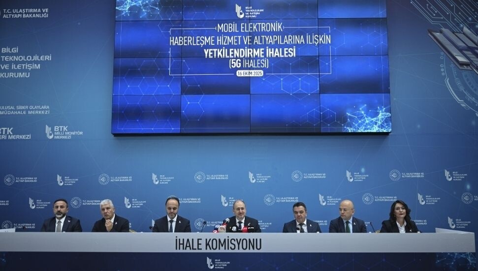 Türkiye’de 5G ihalesi tamamlandı: Turkcell, Vodafone ve Türk Telekom kazandı