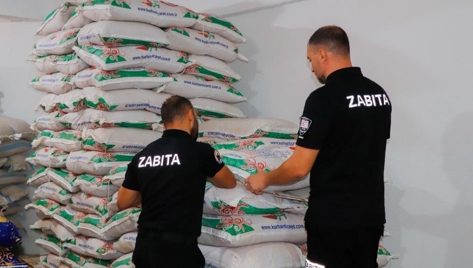 Gazimağusa Organize Sanayi Bölgesi'nde 7,5 ton tarihi geçmiş baharat ele geçirildi