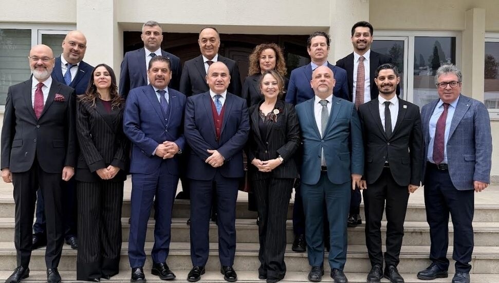GİKAD ve TÜRKONFED heyeti, Lefkoşa Büyükelçiliği’ni ziyaret etti
