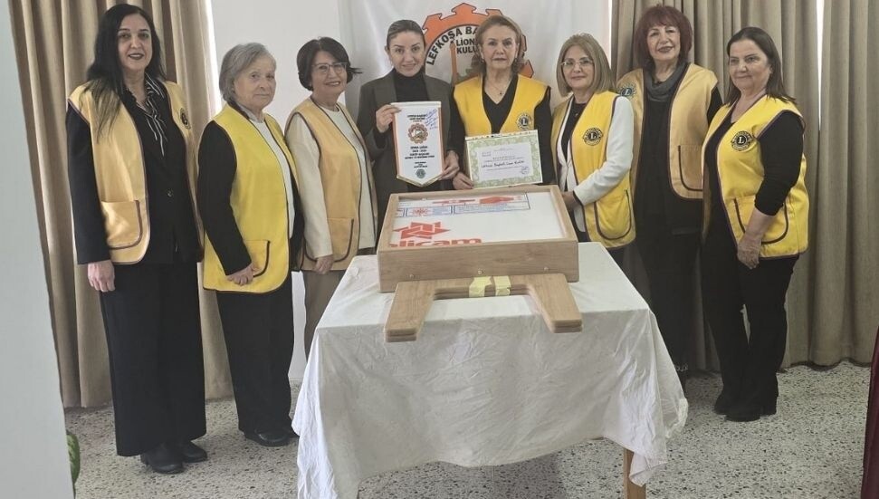 Lefkoşa Başkent Lions’tan görme engelliler okuluna anlamlı destek: Bir sınıfın altyapısı yenilendi