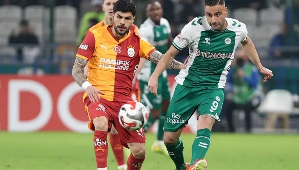 Galatasaray'a şampiyonluk yarışında darbe: Konyaspor, Galatasaray’ı 2-0 mağlup etti