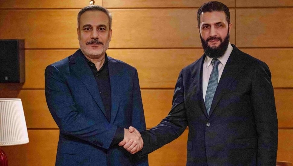 Hakan Fidan, Antalya’da Suriye Cumhurbaşkanı Şara ile görüştü