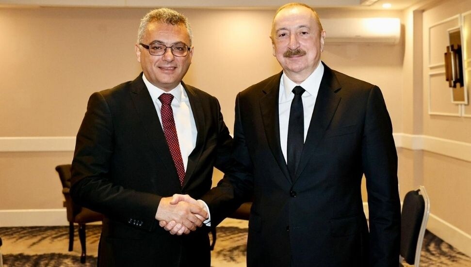 Tufan Erhürman, Azerbaycan Cumhurbaşkanı İlham Aliyev ile görüştü