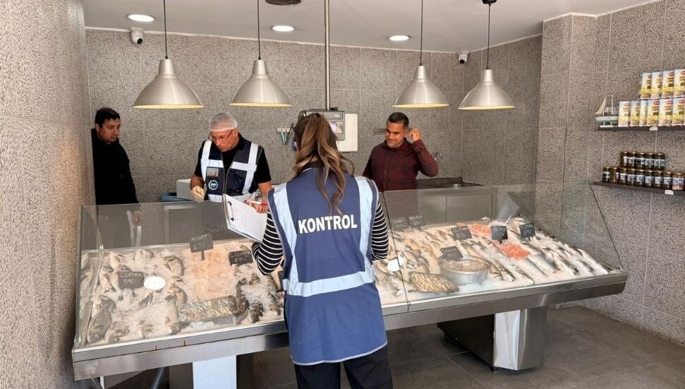 Lefkoşa’da su ürünleri denetimi: Uygunsuz balıklar imha edildi