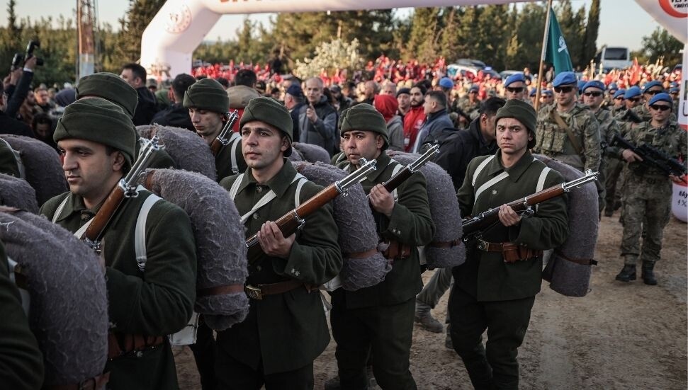 Çanakkale'de destanlaşan 57'nci Alay, Conkbayırı'nda anıldı