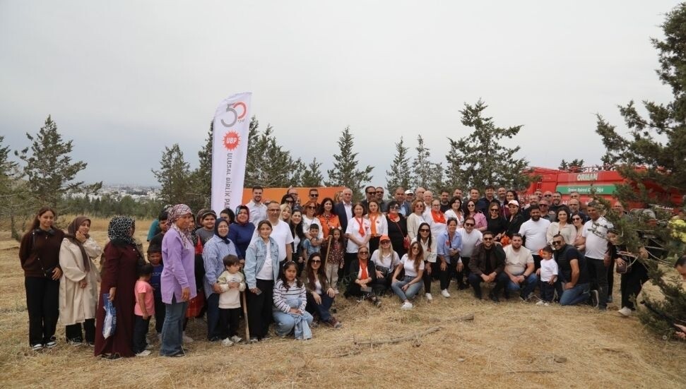 UBP 50'nci kuruluş yıldönümü nedeniyle "Fidan Dikimi Şöleni" düzenledi