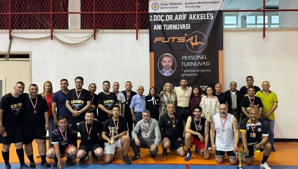 DAÜ’de Arif Akkeleş anısına futsal turnuvası düzenlendi