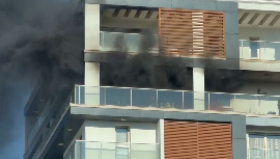Girne’de apartman dairesinde yangın: Yaralanan olmadı