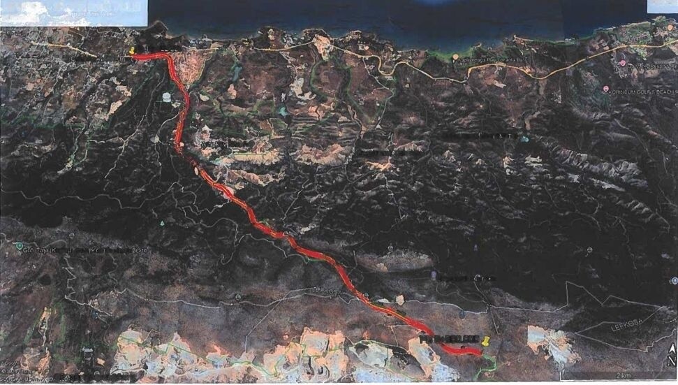 Girne–Değirmenlik Dağ Yolu’nun bir bölümü 31 Ağustos’a kadar trafiğe kapatılıyor
