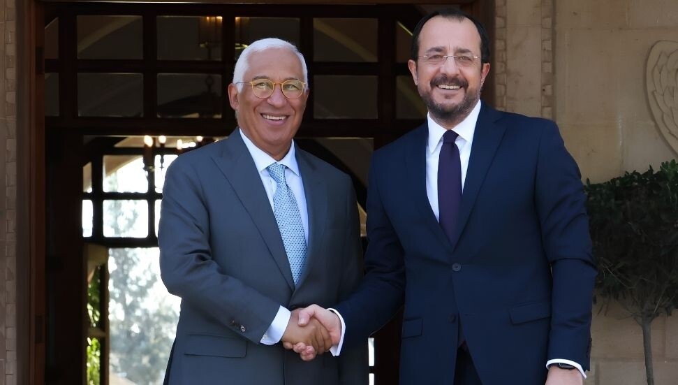 Nikos Hristodulidis, AB'nin Kıbrıs rolünü Antonio Costa ile görüştü