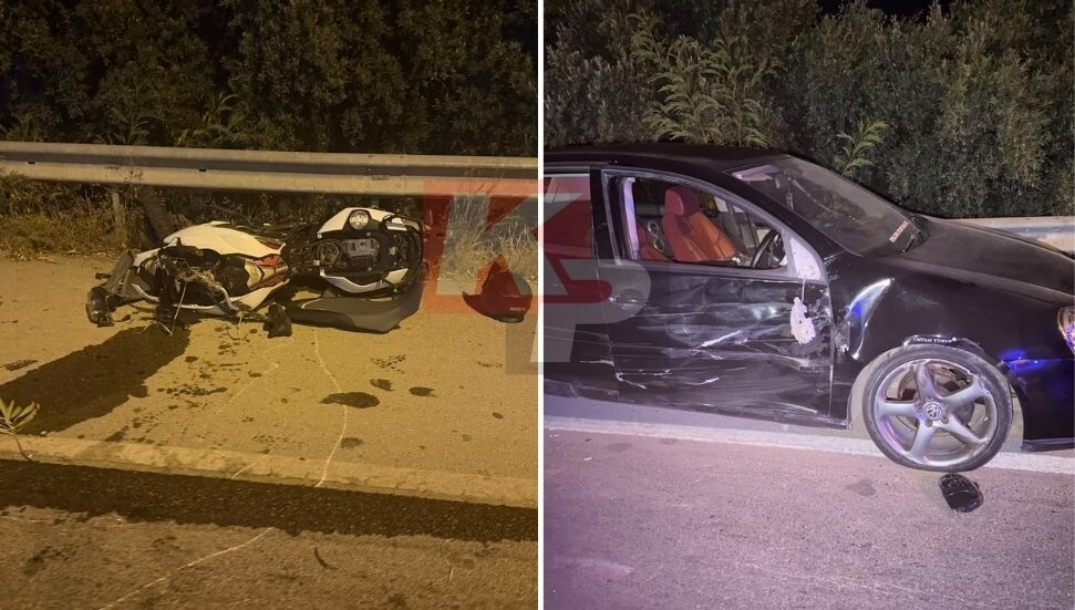 Girne - Alsancak çevre yolunda kaza: Motosiklet sürücüsü yoğun bakımda, otomobil sürücüsü tutuklandı