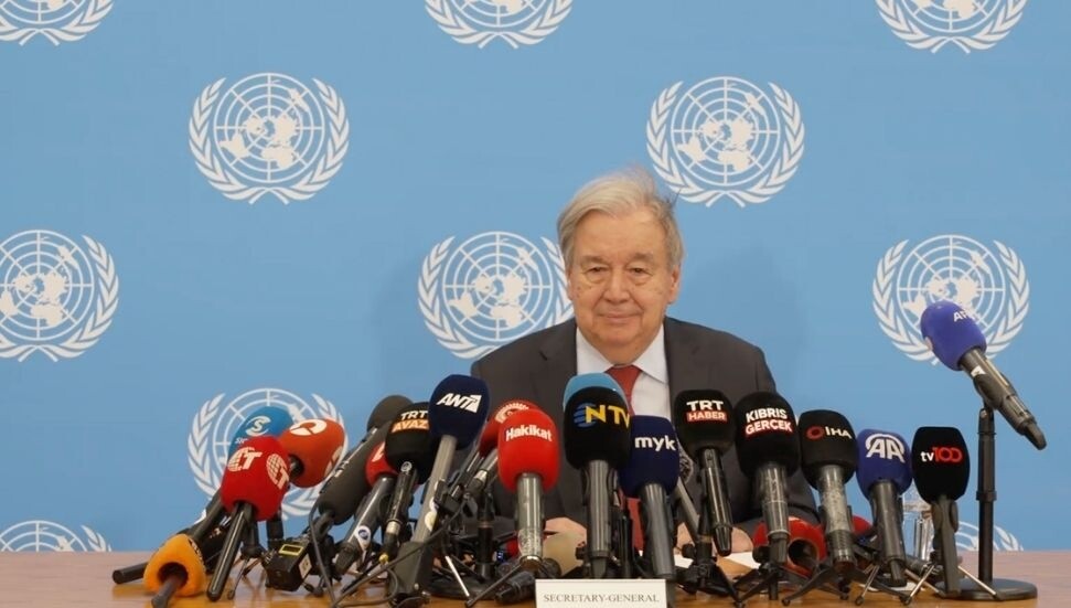 Antonio Guterres: 5+1 için tarih kesinleşmedi