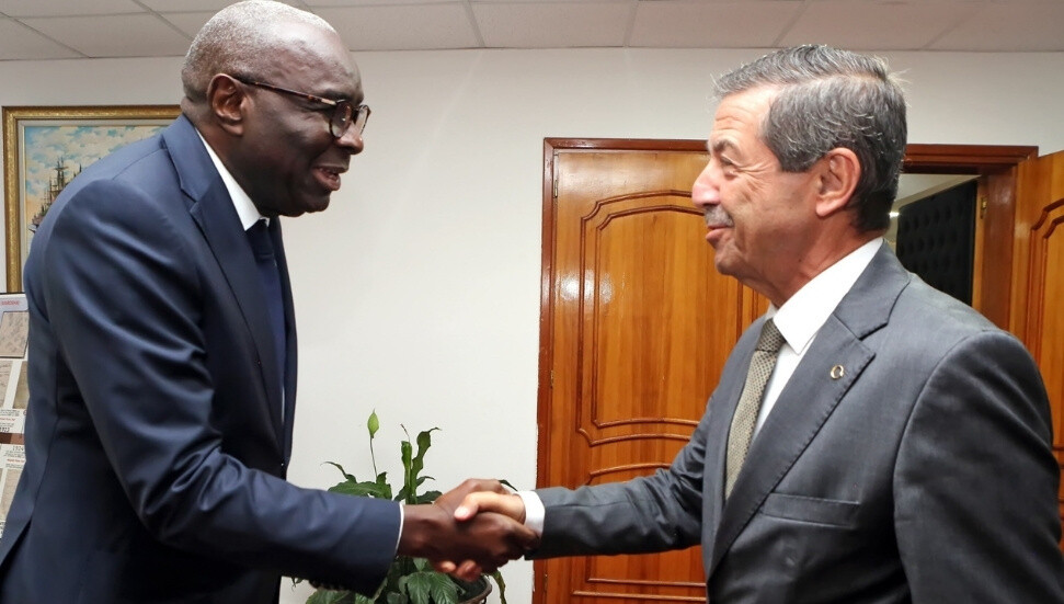 Tahsin Ertuğruloğlu, BM Özel Temsilcisi Khassim Diagne ile görüştü