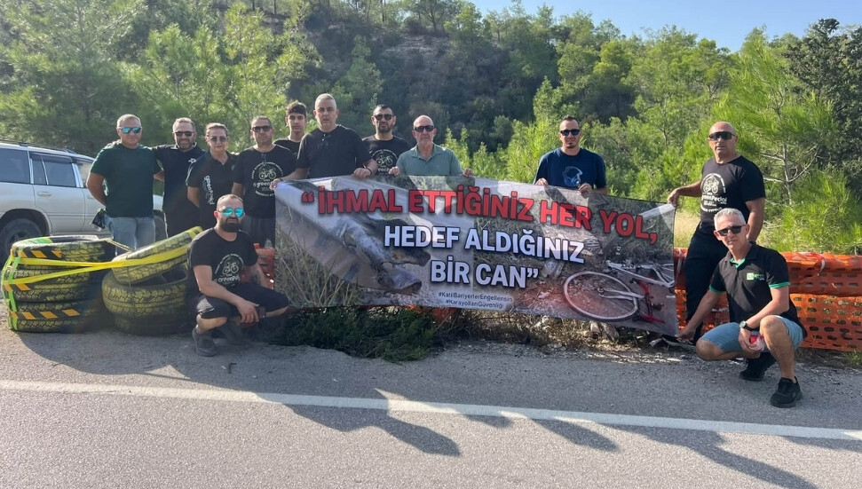Green Pedal’dan bakımsız bariyere lastikli protesto