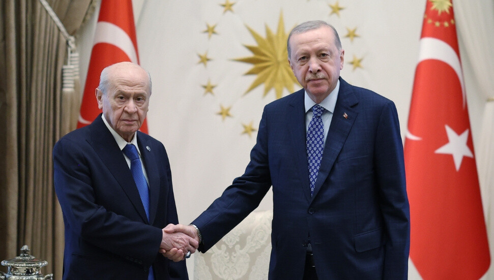 Recep Tayyip Erdoğan, Devlet Bahçeli’yi kabul etti