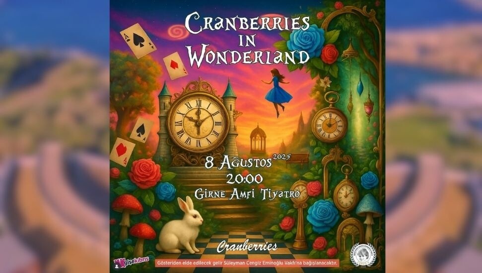 Cranberries in Wonderland: Girne’de masalsı bir gösteri 8 Ağustos cuma akşamı sahnelenecek