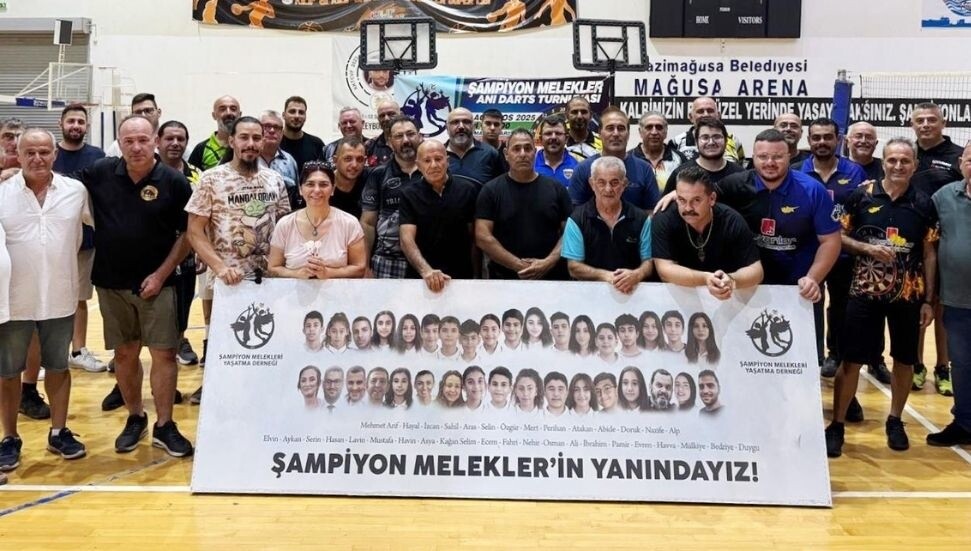 Gazimağusa Darts Birliği’nden anlamlı turnuva: Şampiyon Melekler Anı Darts Turnuvası
