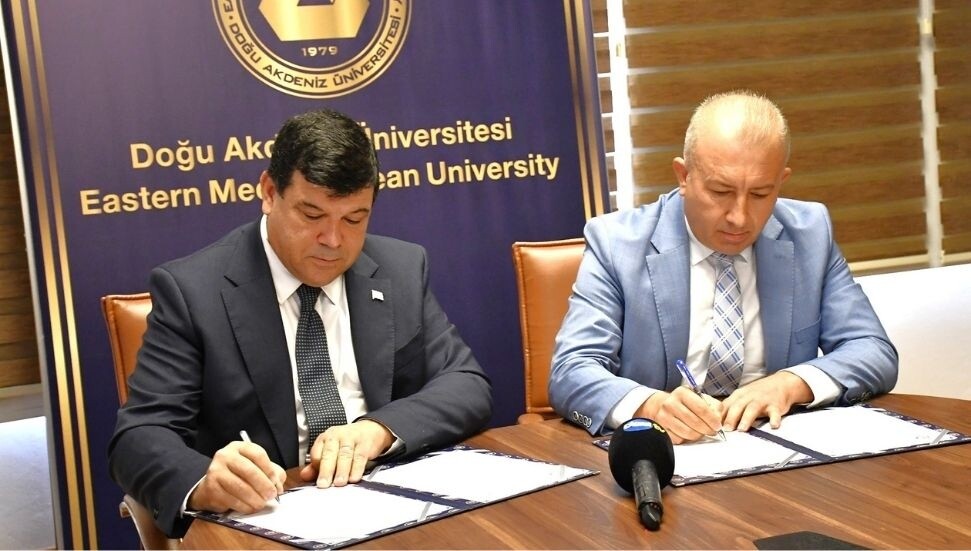 DAÜ ile Eğitim-Bir-Sen KKTC Temsilciliği arasında burs ve eğitim iş birliği protokolü imzalandı