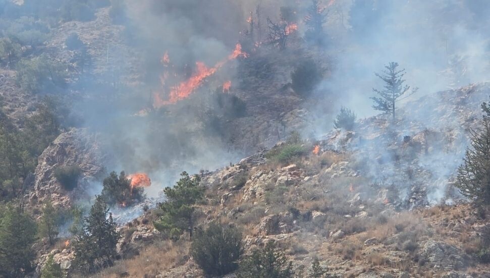 Yamaçköy'deki yangın 18 hektarlık alana zarar verdi: Bölgedeki soğutma çalışmaları sürüyor