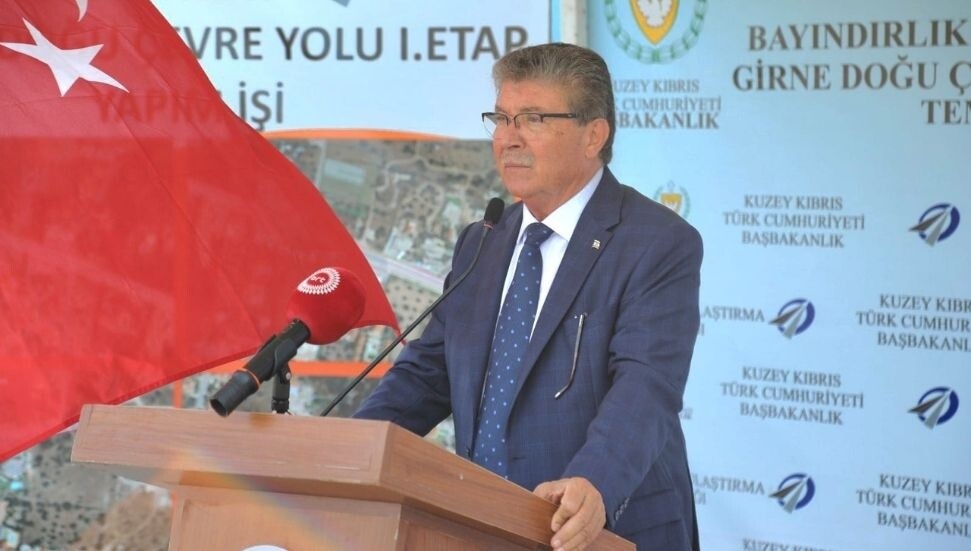 Üstel, Girne Doğu Çevre Yolu 1. Etap Yol Yapımı törenine katıldı: Bir sözümüzü daha yerine getirdik