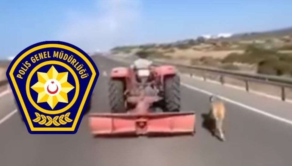 Erenköy’de köpeği traktöre bağlayarak sürükleyen sürücüye 7 bin 680 TL para cezası!