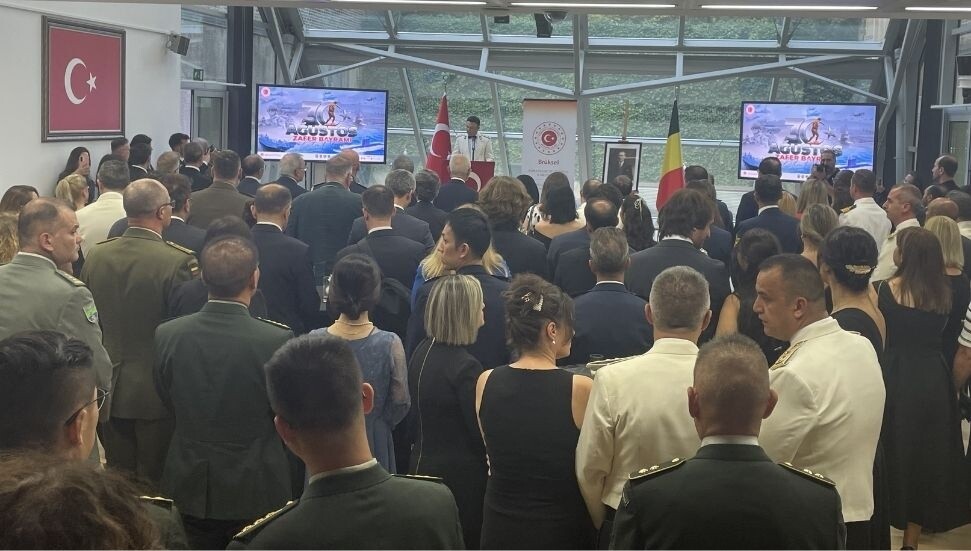 Türkiye'nin Brüksel Büyükelçiliği 30 Ağustos Zafer Bayramı resepsiyonu düzenledi