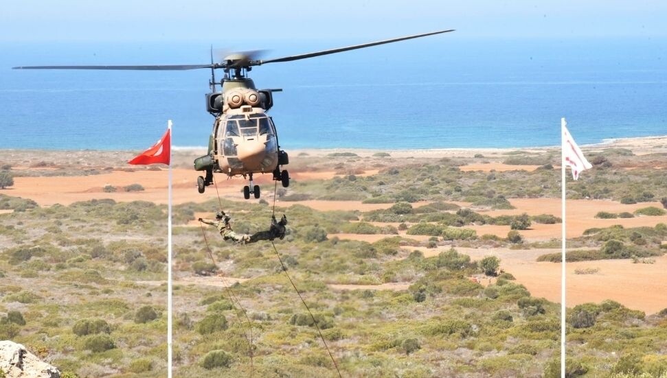 Şehit Yüzbaşı Cengiz Topel Akdeniz Fırtınası-2025 Tatbikatı Sadrazamköy’de icra edildi