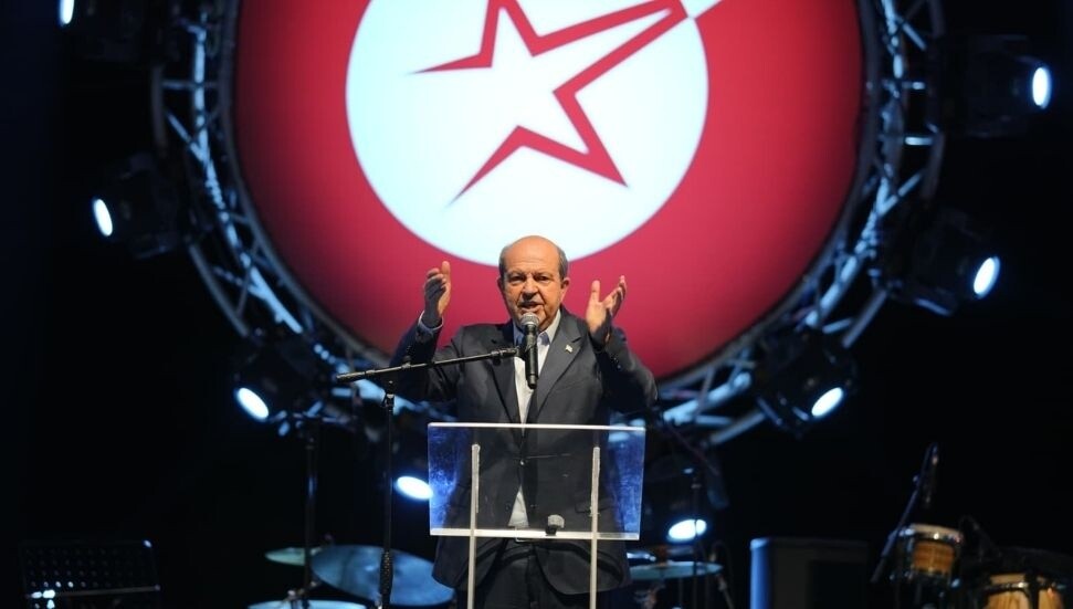 Tatar'ın ilk mitingi Güzelyurt'ta gerçekleşti: Güzelyurt’u Rumlara verdirmeyeceğiz!